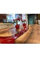 Raw Sienna Dining Table with Crimson River Epoxy