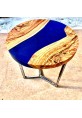 Sandwisp Coffee Table with Ultramarine River | 100 cm